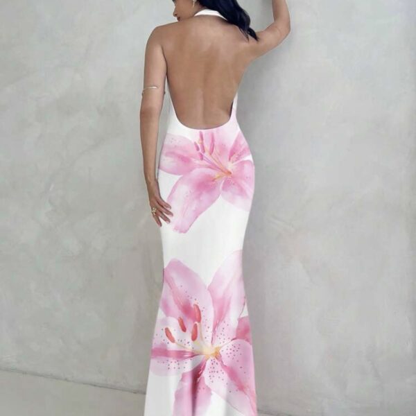 Vestido largo floreado