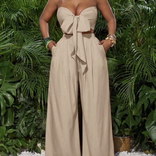 Conjunto de top y pantalón