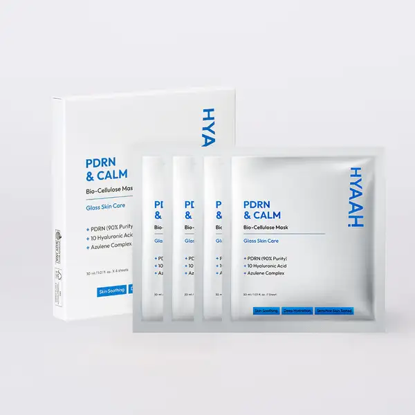 HYAAH PDRN & Calm | Mascarilla Facial Calmante y Reparadora con PDRN y Ácido Hialurónico