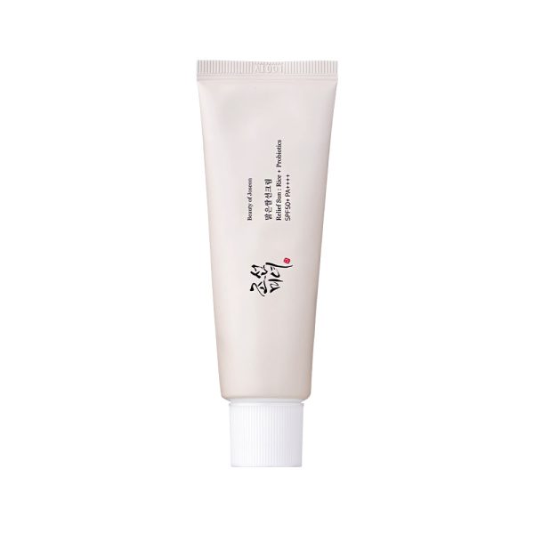 Beauty of Joseon Relief Sun – Protector Solar Facial Coreano de Arroz y Probióticos SPF50+ 50 ml