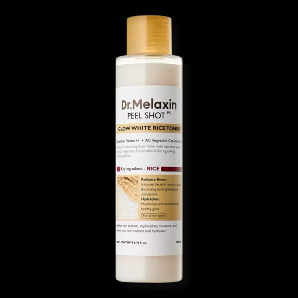 Dr. Melaxin Peel Shot Glow White Rice Toner 200 ml